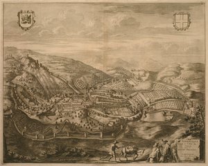 Kaart van Serravalle, uit 